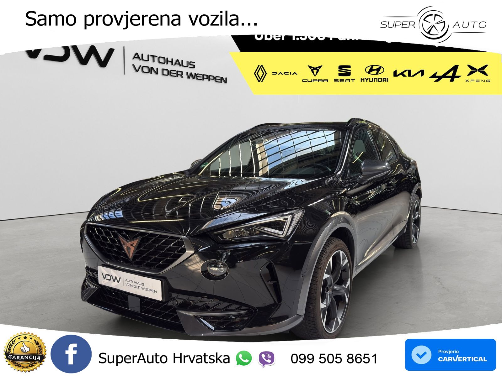 Cupra Formentor 1.4 TSI (245 KS) e-Hybrid DSG VZ LED+GR SJED+ACC