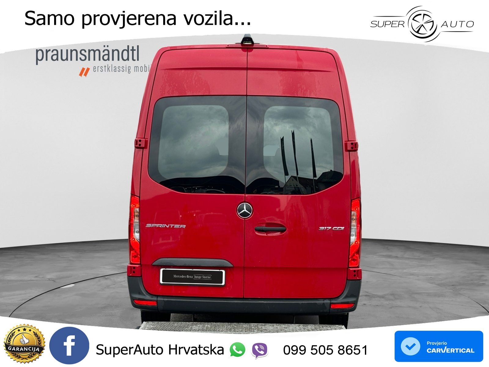Mercedes-Benz Sprinter 317 CDI Kasten Warmluftheizung Kamera 170 KS