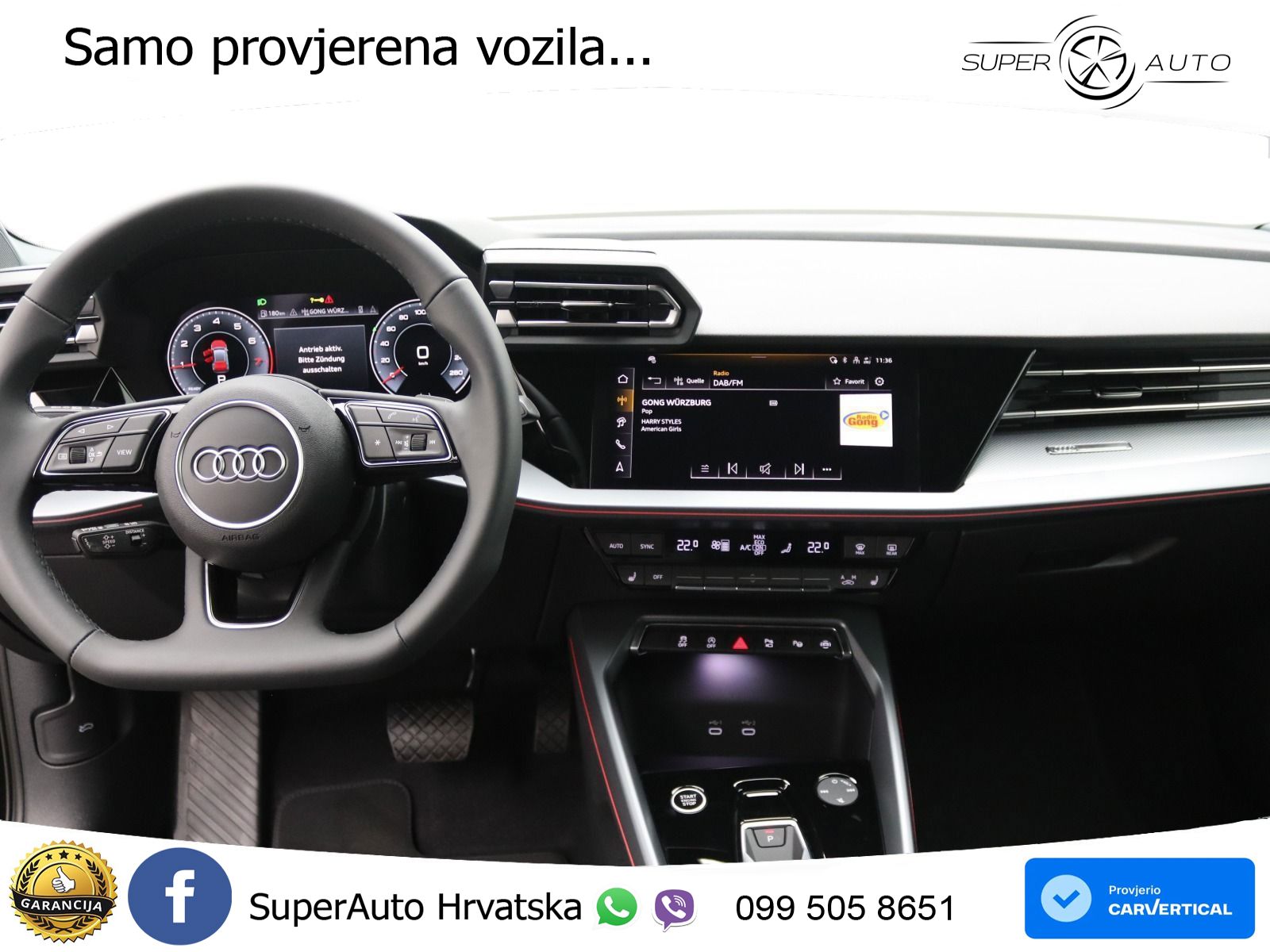 Audi A3 Sportback 30 TFSI (116 KS) Mild Hybrid S tronic advanced LED+GR SJED+ACC