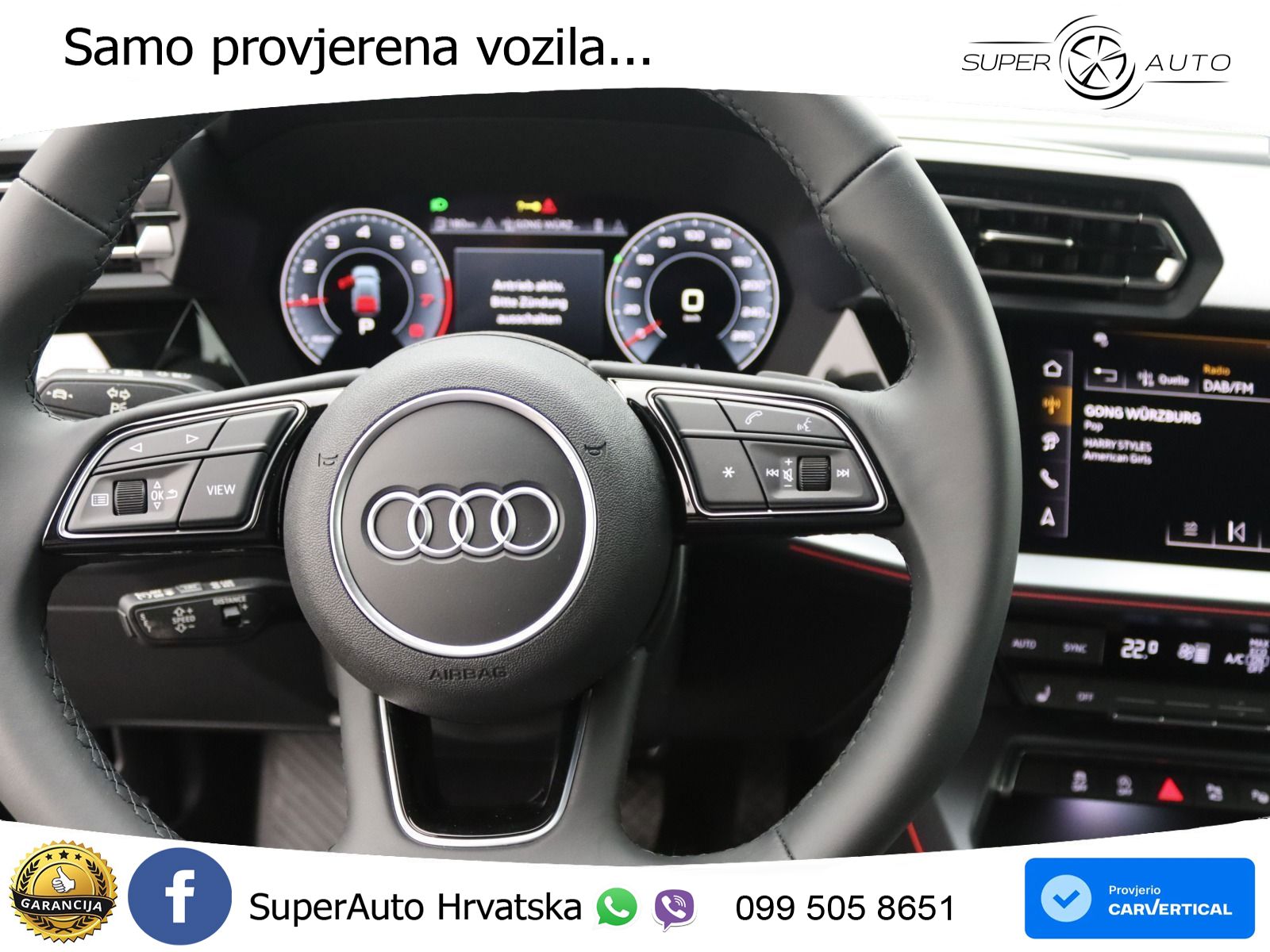 Audi A3 Sportback 30 TFSI (116 KS) Mild Hybrid S tronic advanced LED+GR SJED+ACC