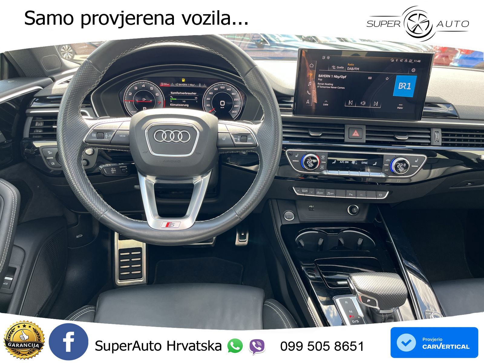 Audi A5 Sportback 45 TFSI (265 KS) quattro S tronic S line LED+GR SJED+ACC