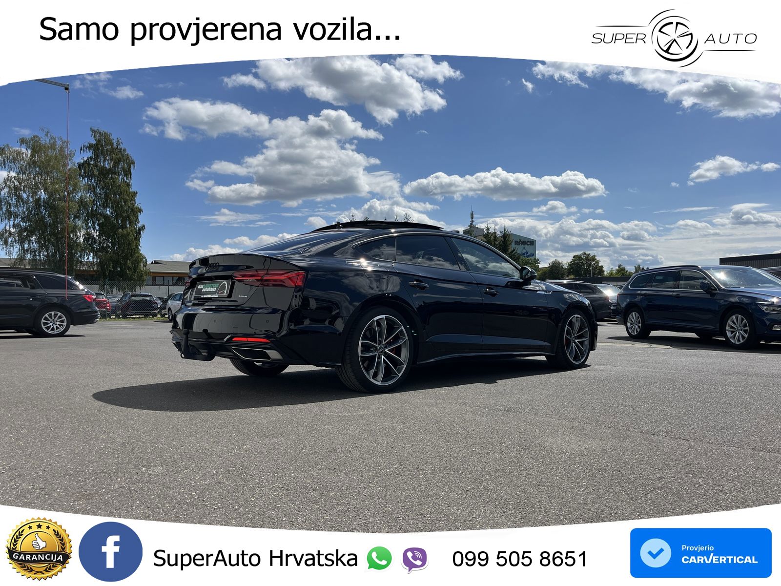 Audi A5 Sportback 45 TFSI (265 KS) quattro S tronic S line LED+GR SJED+ACC