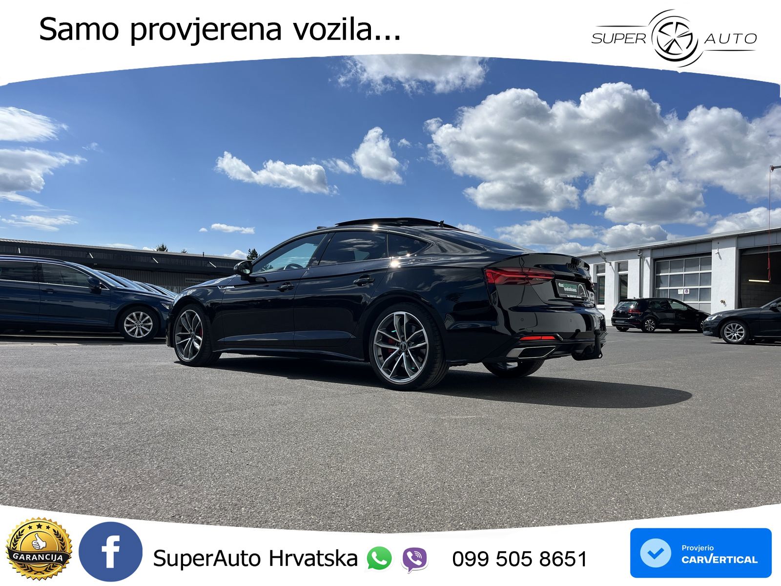 Audi A5 Sportback 45 TFSI (265 KS) quattro S tronic S line LED+GR SJED+ACC