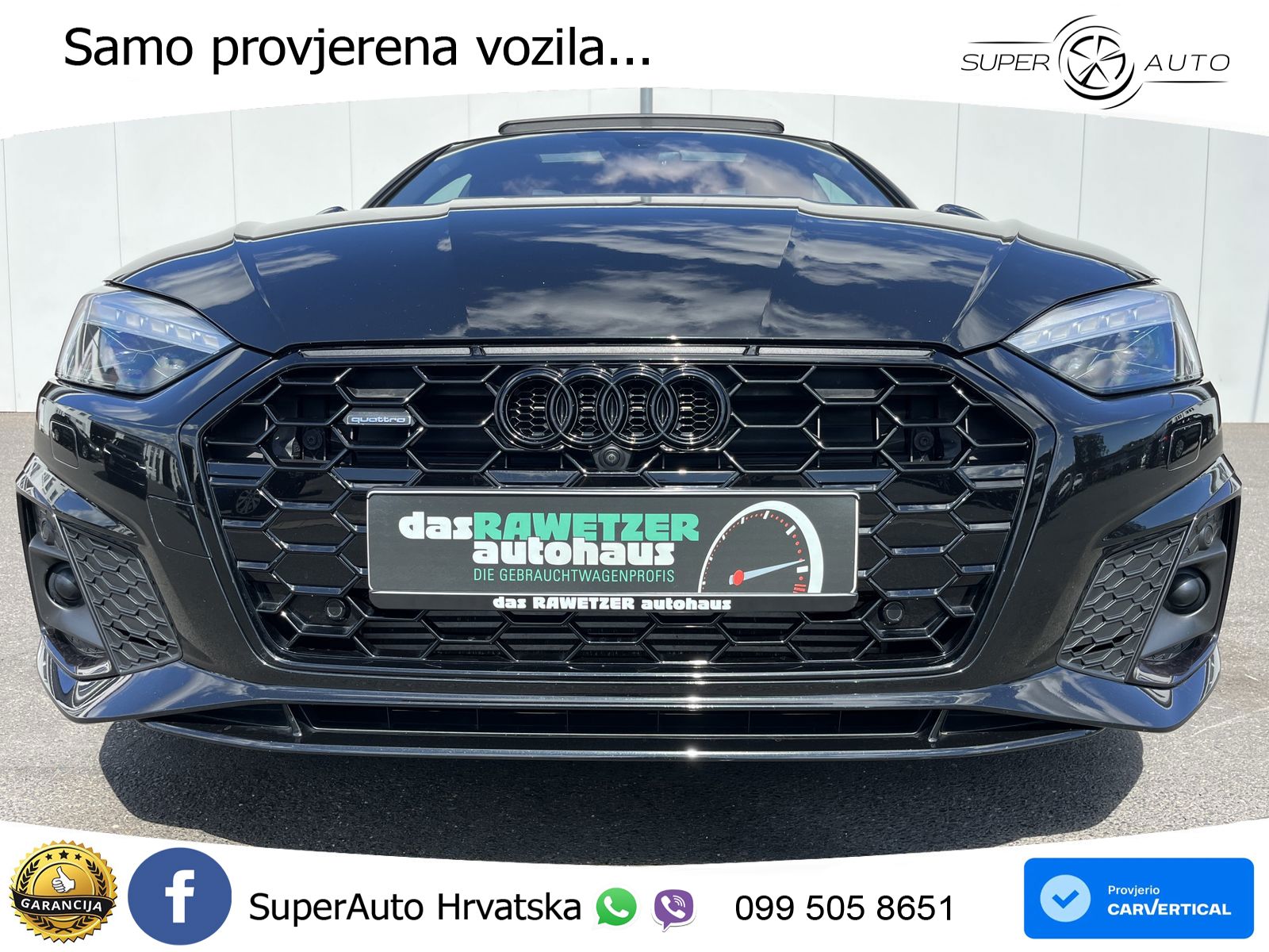 Audi A5 Sportback 45 TFSI (265 KS) quattro S tronic S line LED+GR SJED+ACC