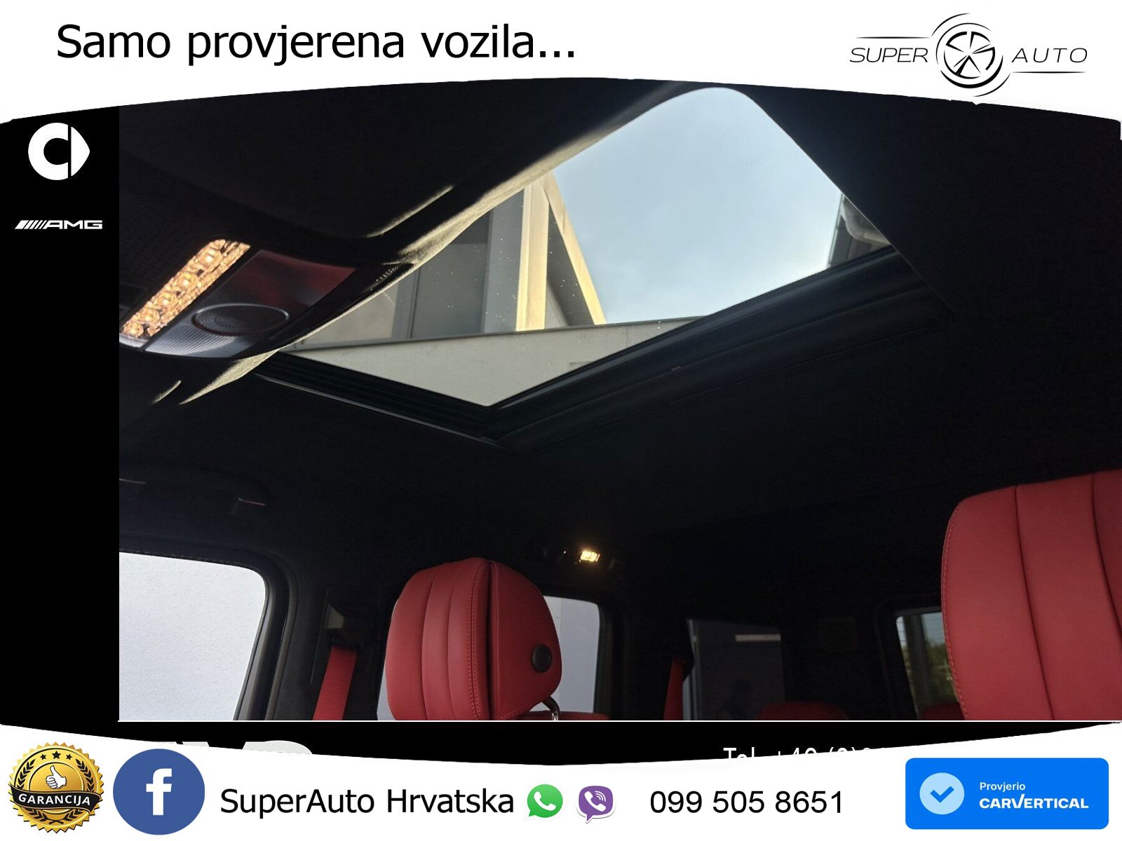 Mercedes AMG G 63 Long V8 (585 KS) 4MATIC 9G-TRONIC AMG SPEEDSHIFT PLUS Brabus LED+GR SJED+ACC