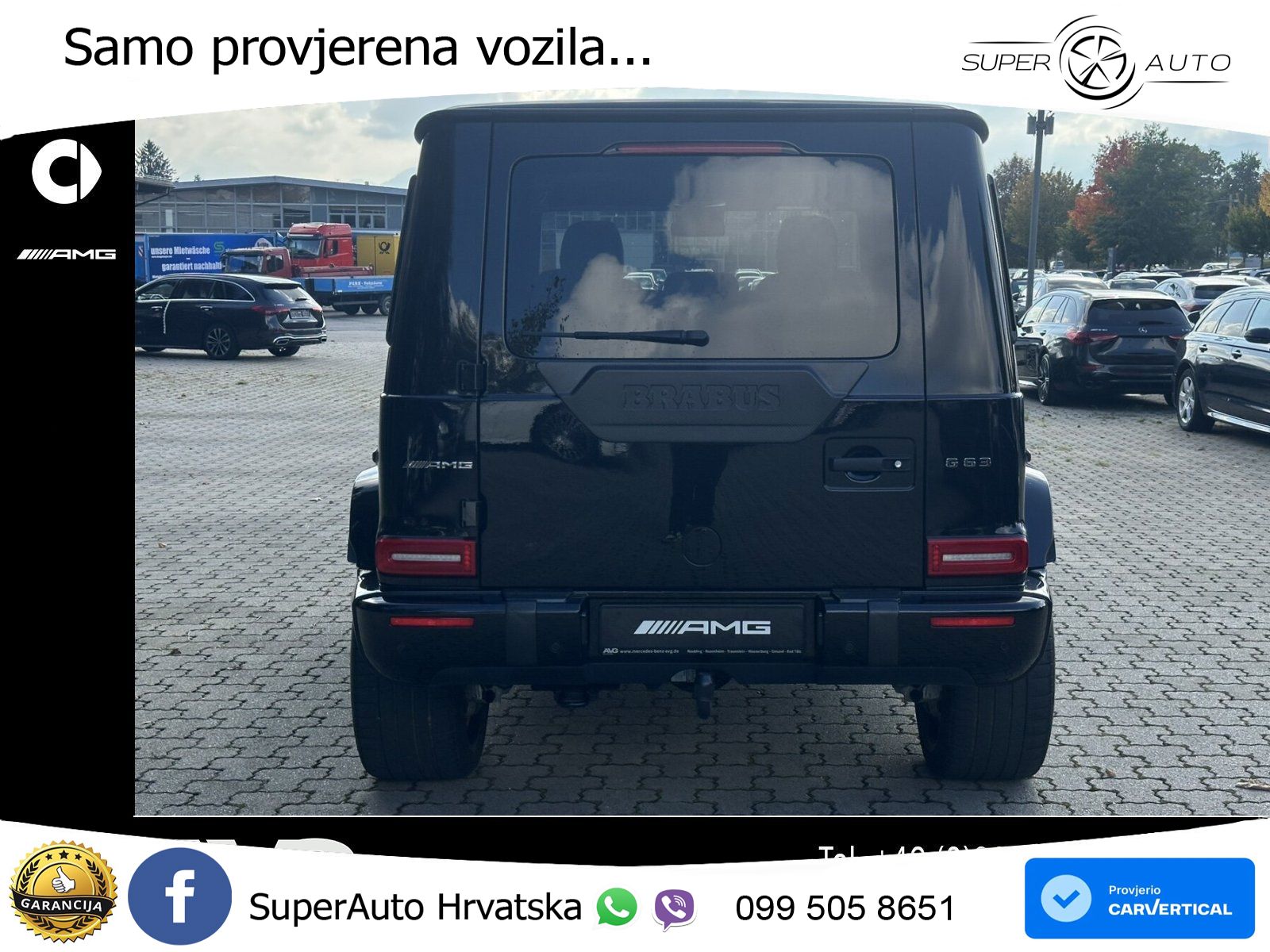 Mercedes AMG G 63 Long V8 (585 KS) 4MATIC 9G-TRONIC AMG SPEEDSHIFT PLUS Brabus LED+GR SJED+ACC