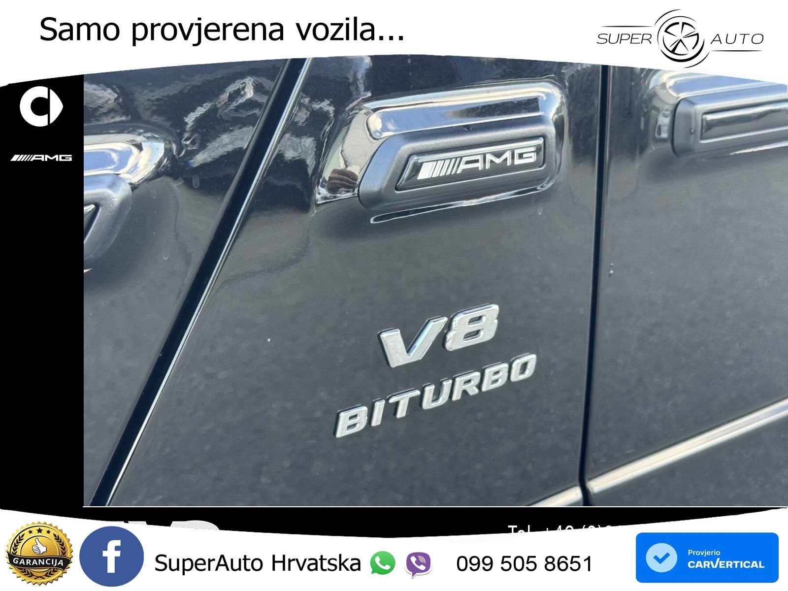 Mercedes AMG G 63 Long V8 (585 KS) 4MATIC 9G-TRONIC AMG SPEEDSHIFT PLUS Brabus LED+GR SJED+ACC