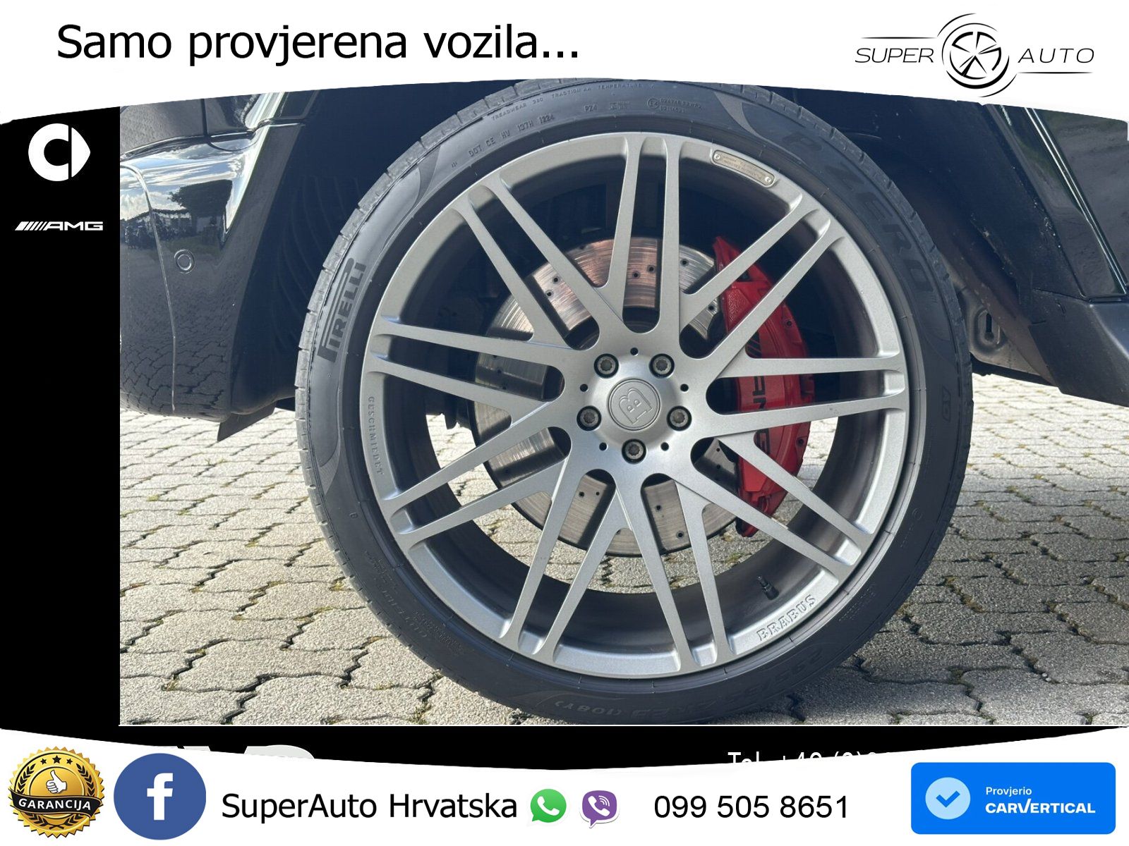 Mercedes AMG G 63 Long V8 (585 KS) 4MATIC 9G-TRONIC AMG SPEEDSHIFT PLUS Brabus LED+GR SJED+ACC