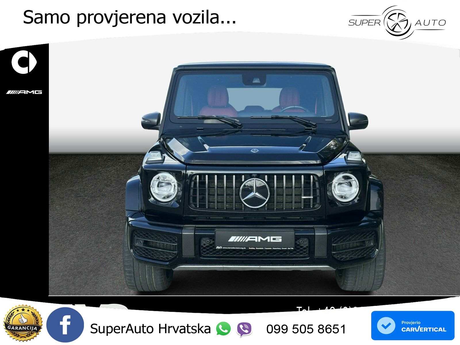 Mercedes AMG G 63 Long V8 (585 KS) 4MATIC 9G-TRONIC AMG SPEEDSHIFT PLUS Brabus LED+GR SJED+ACC