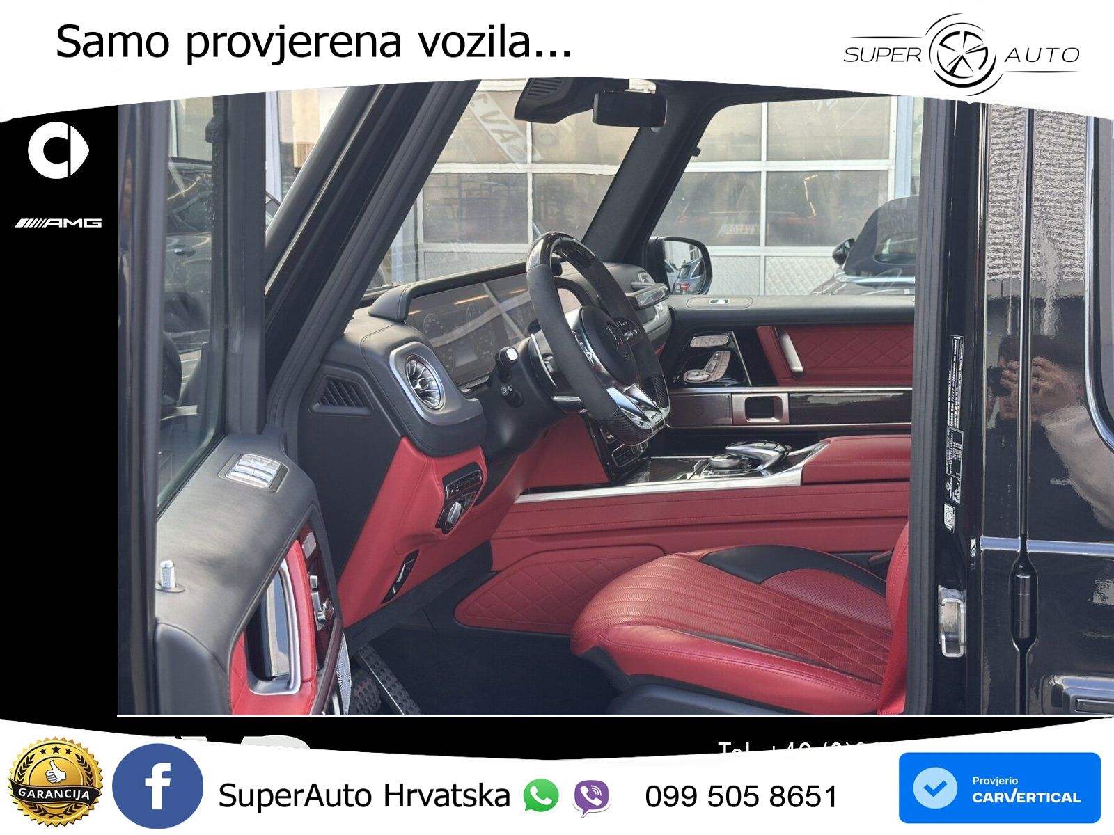 Mercedes AMG G 63 Long V8 (585 KS) 4MATIC 9G-TRONIC AMG SPEEDSHIFT PLUS Brabus LED+GR SJED+ACC