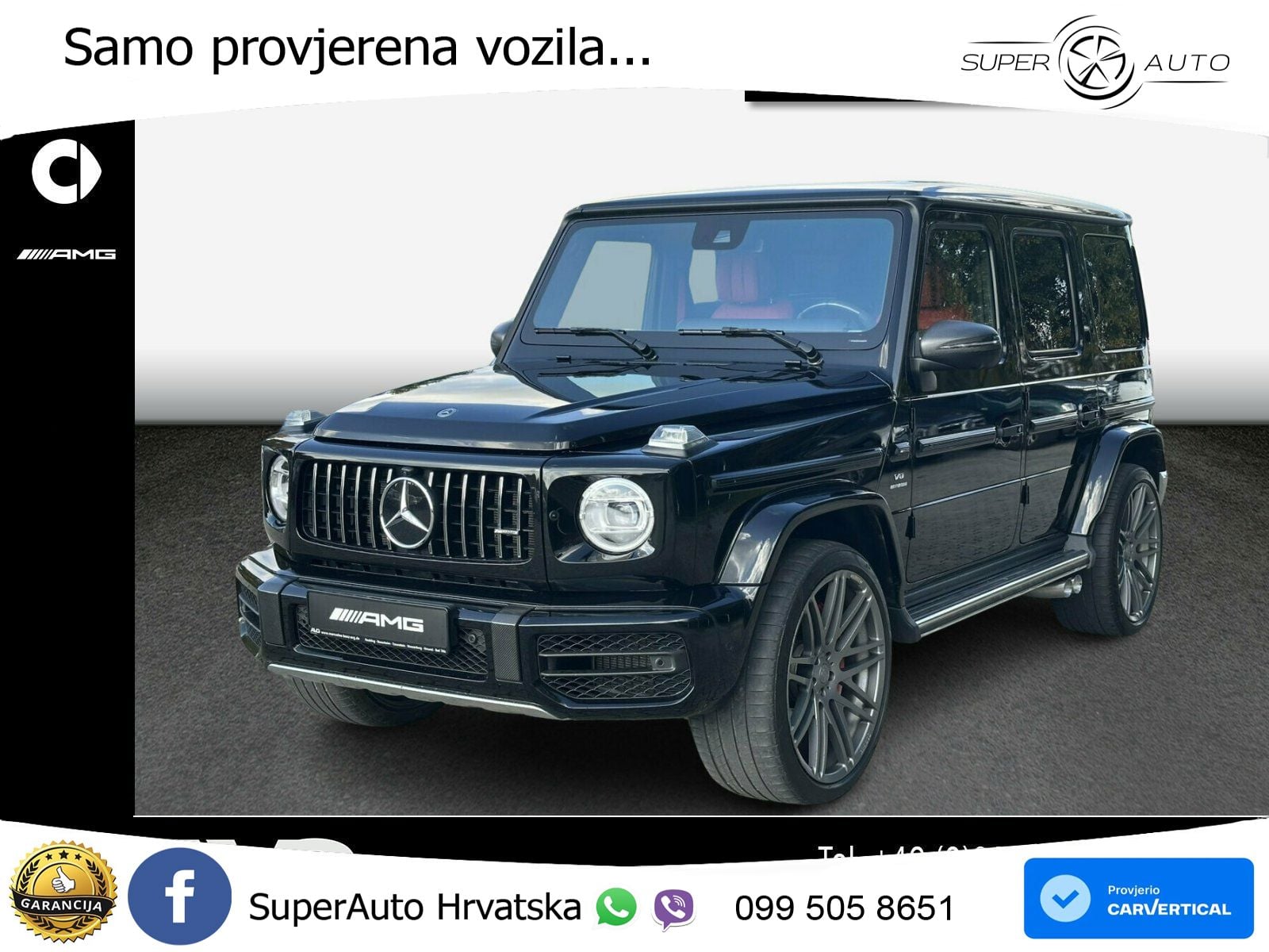 Mercedes AMG G 63 Long V8 (585 KS) 4MATIC 9G-TRONIC AMG SPEEDSHIFT PLUS Brabus LED+GR SJED+ACC