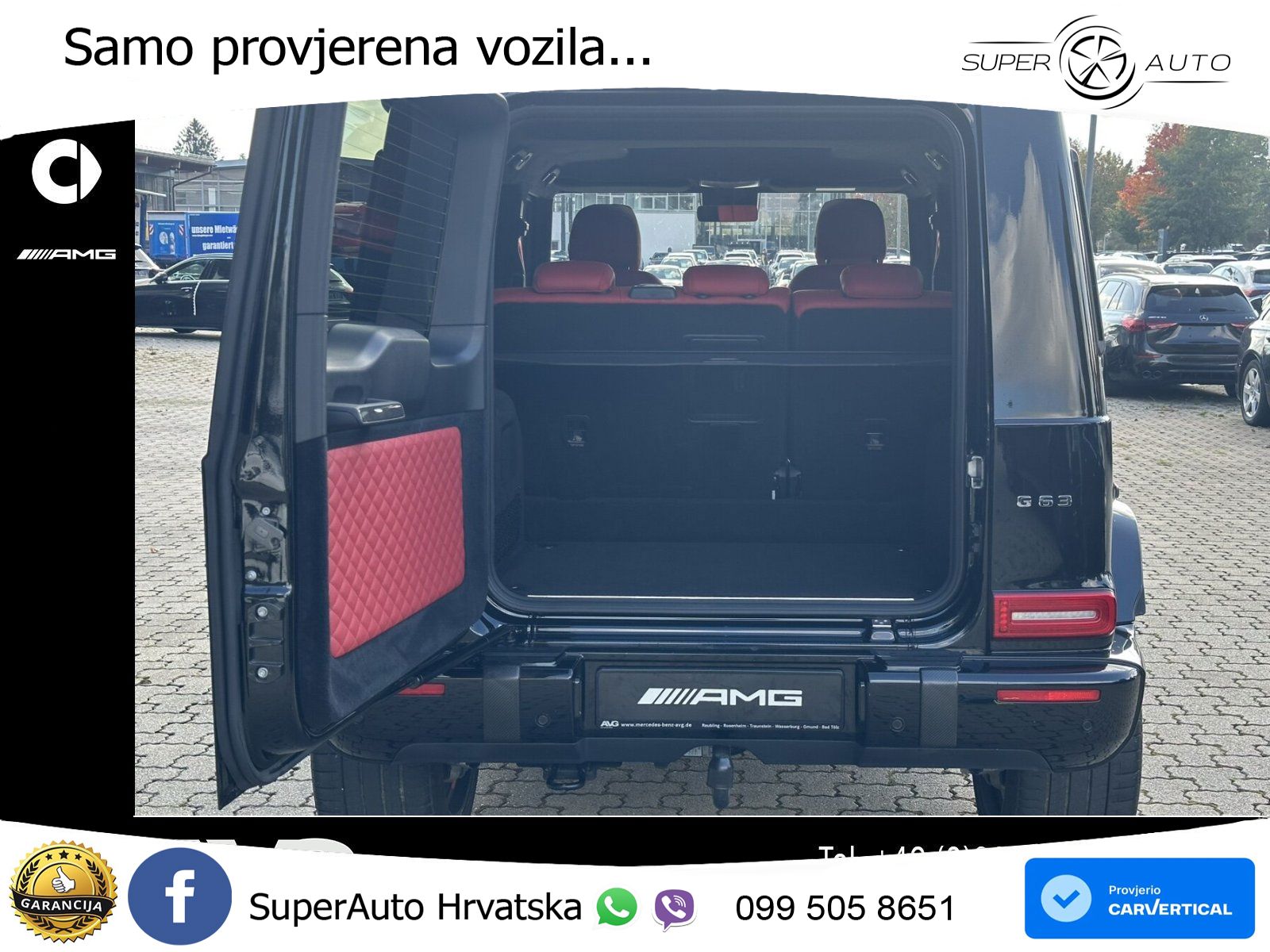 Mercedes AMG G 63 Long V8 (585 KS) 4MATIC 9G-TRONIC AMG SPEEDSHIFT PLUS Brabus LED+GR SJED+ACC