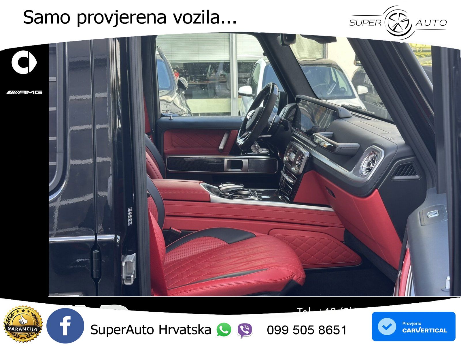 Mercedes AMG G 63 Long V8 (585 KS) 4MATIC 9G-TRONIC AMG SPEEDSHIFT PLUS Brabus LED+GR SJED+ACC