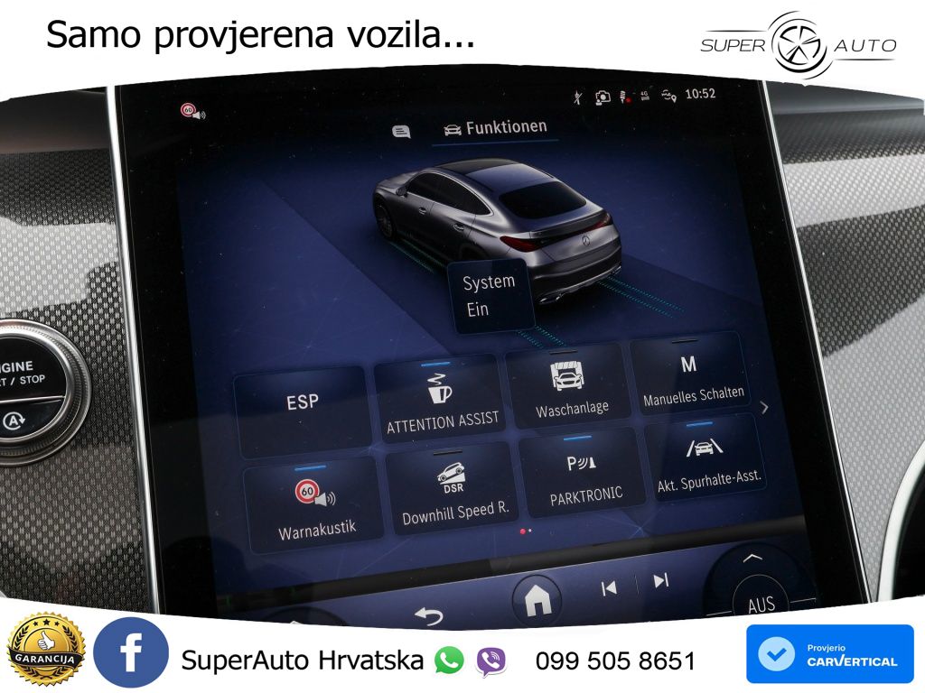 Mercedes GLC Coupe 200 (204 KS) 4MATIC 9G-TRONIC AMG ACC+GR SJED+360+PANO