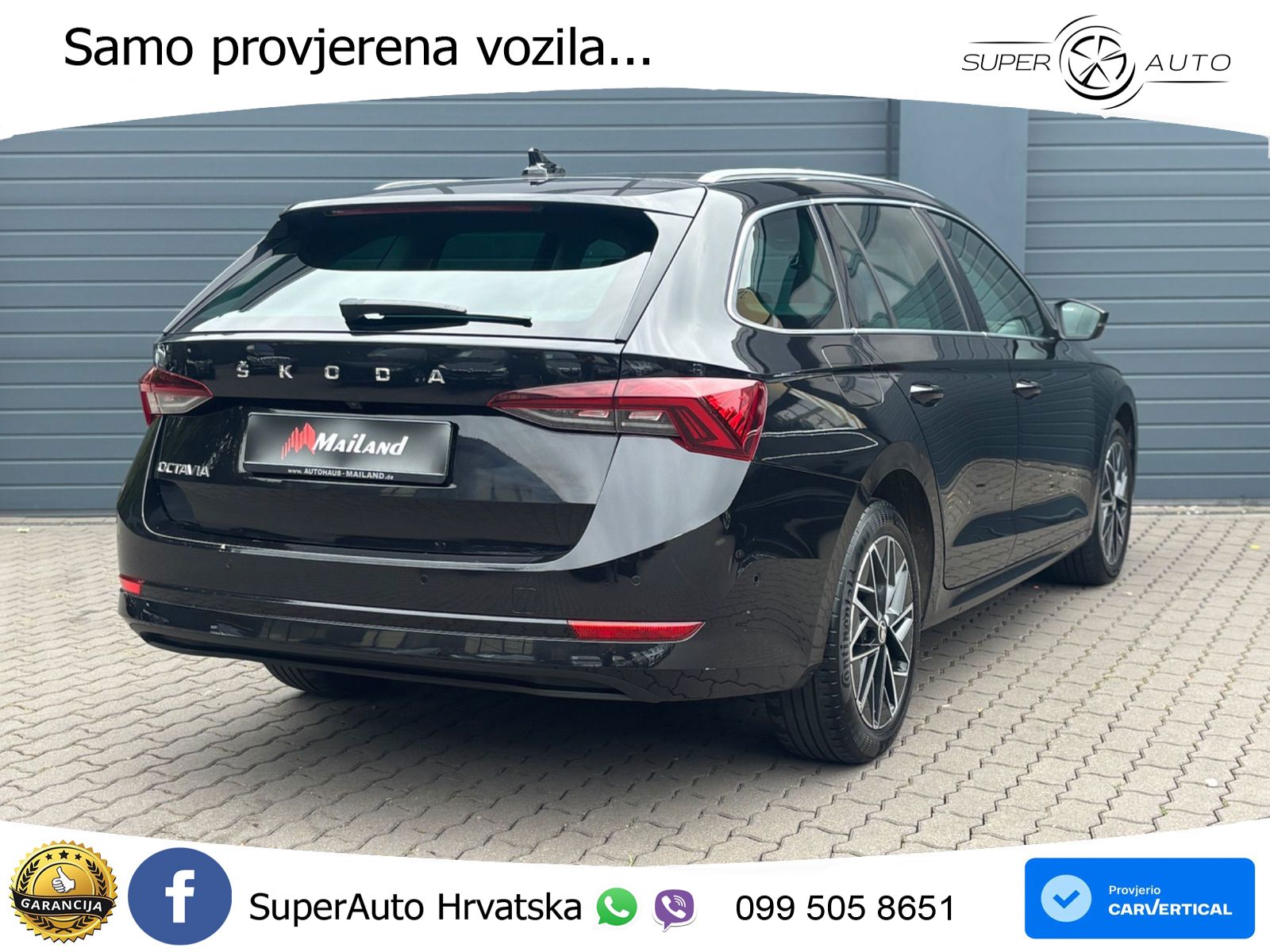 Škoda Octavia Combi 2.0 TDI (150 KS) DSG LED+GR SJED+ACC