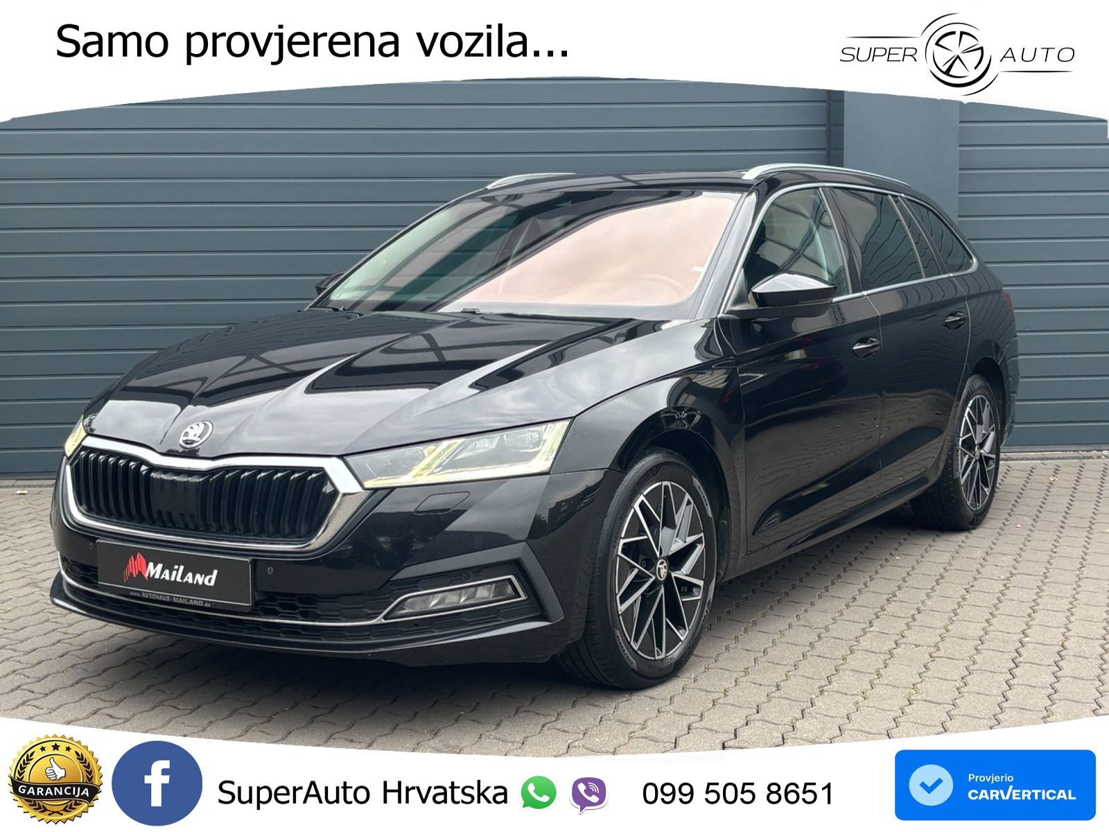 Škoda Octavia Combi 2.0 TDI (150 KS) DSG LED+GR SJED+ACC