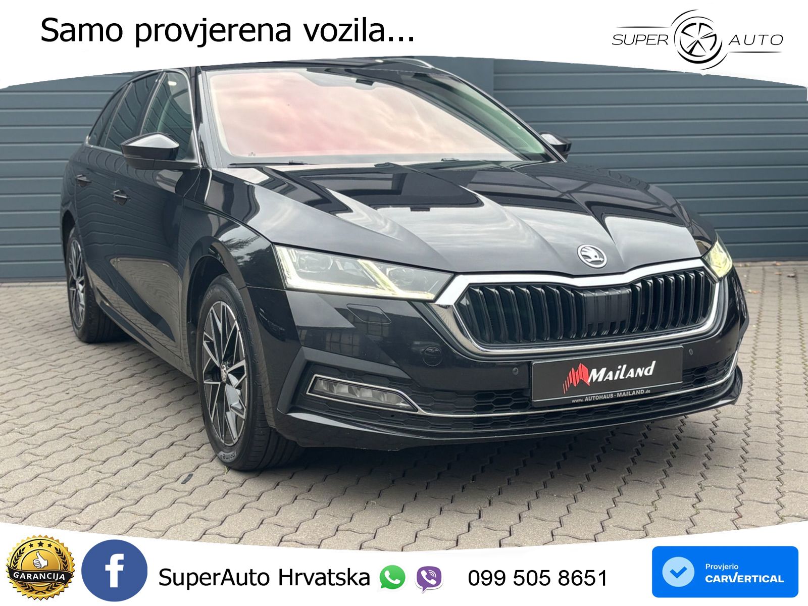 Škoda Octavia Combi 2.0 TDI (150 KS) DSG LED+GR SJED+ACC