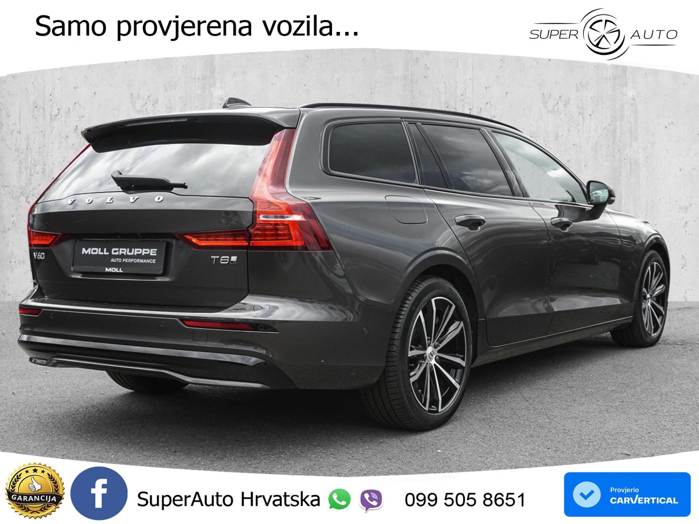 Volvo V60 2.0 T8 AWD Geartronic LED+GR SJED+ACC