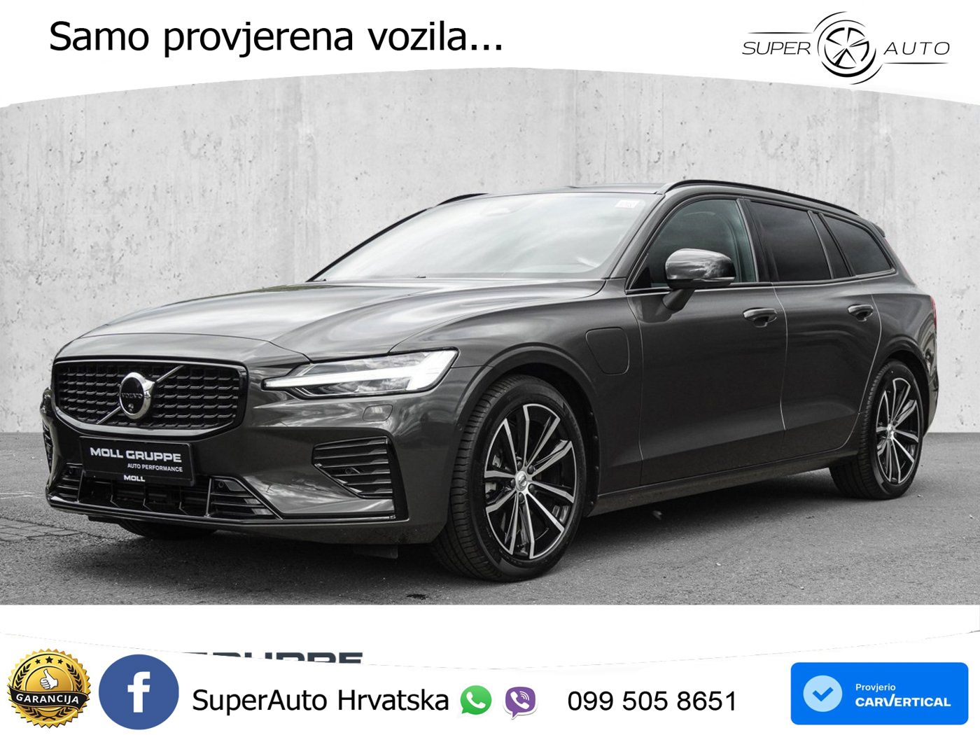 Volvo V60 2.0 T8 AWD Geartronic LED+GR SJED+ACC