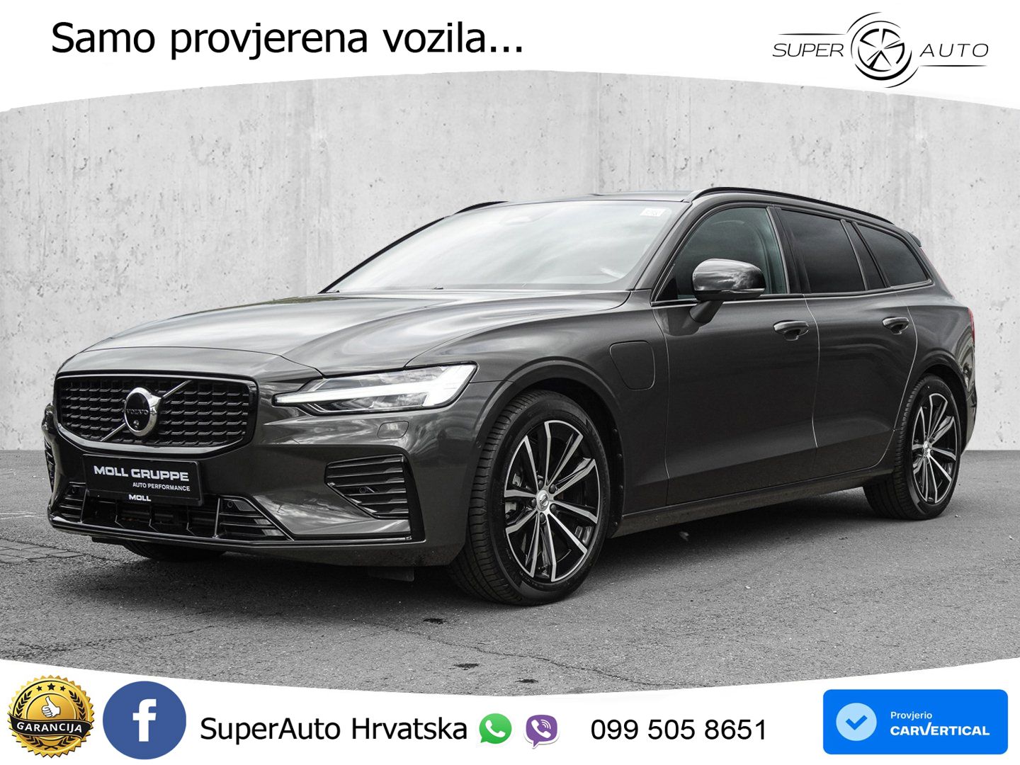 Volvo V60 2.0 T8 AWD Geartronic LED+GR SJED+ACC