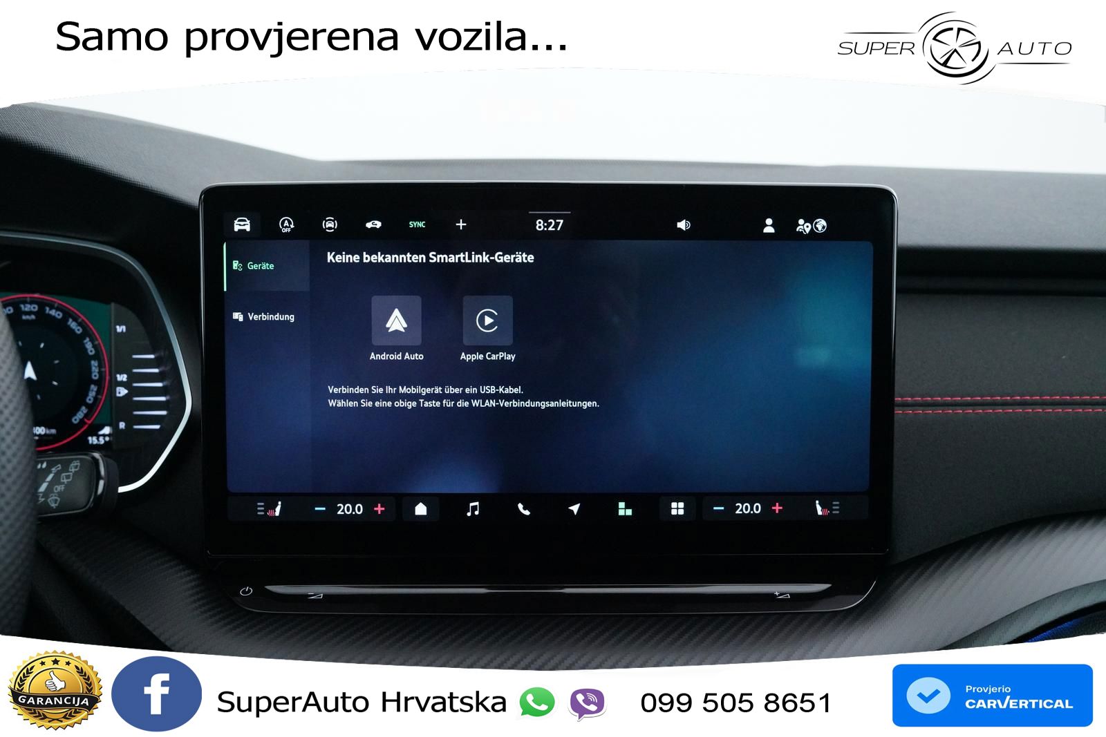 Škoda Octavia Combi RS 2.0 TSI (265 KS) DSG MATRIX+GR SJED+KAM