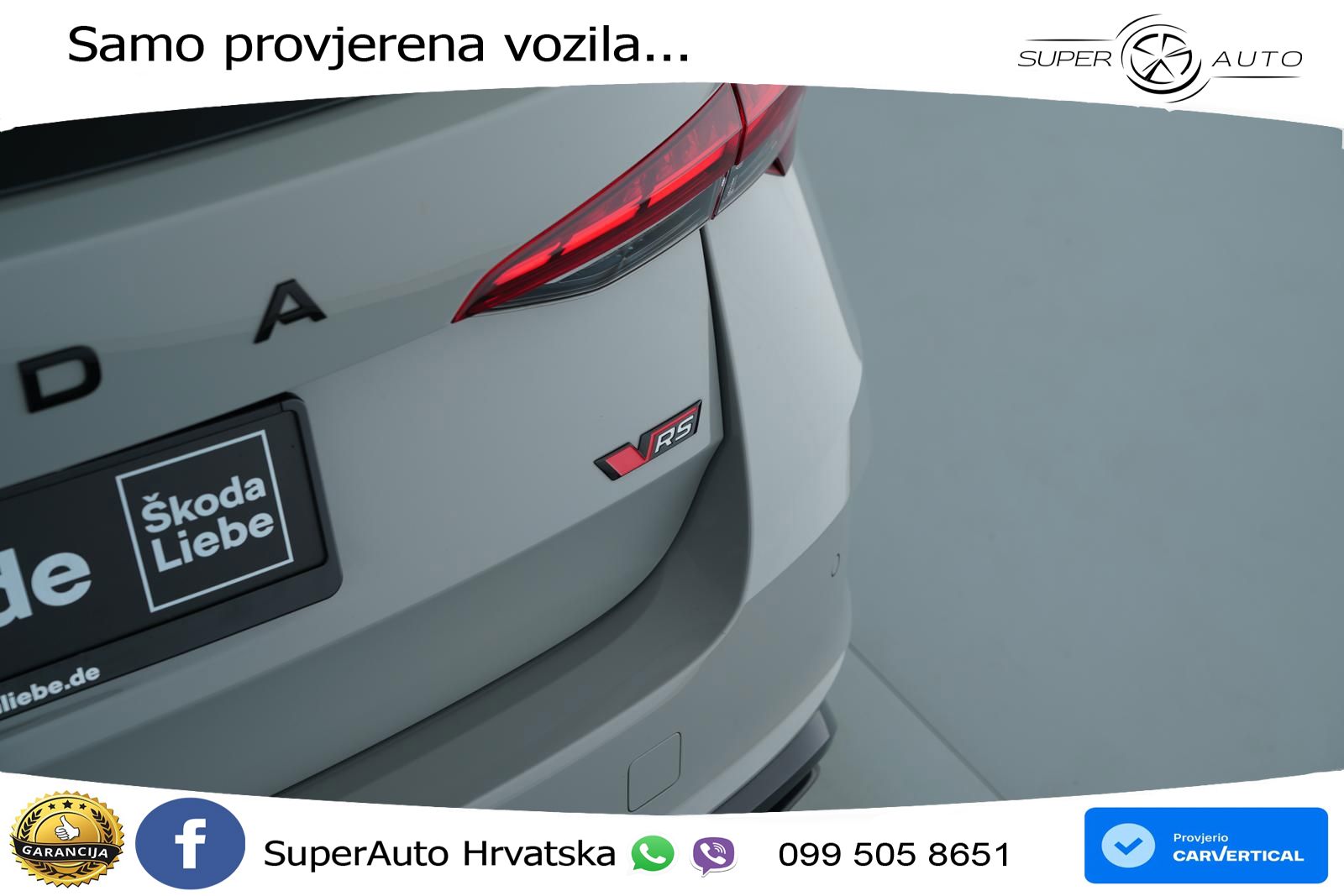 Škoda Octavia Combi RS 2.0 TSI (265 KS) DSG MATRIX+GR SJED+KAM