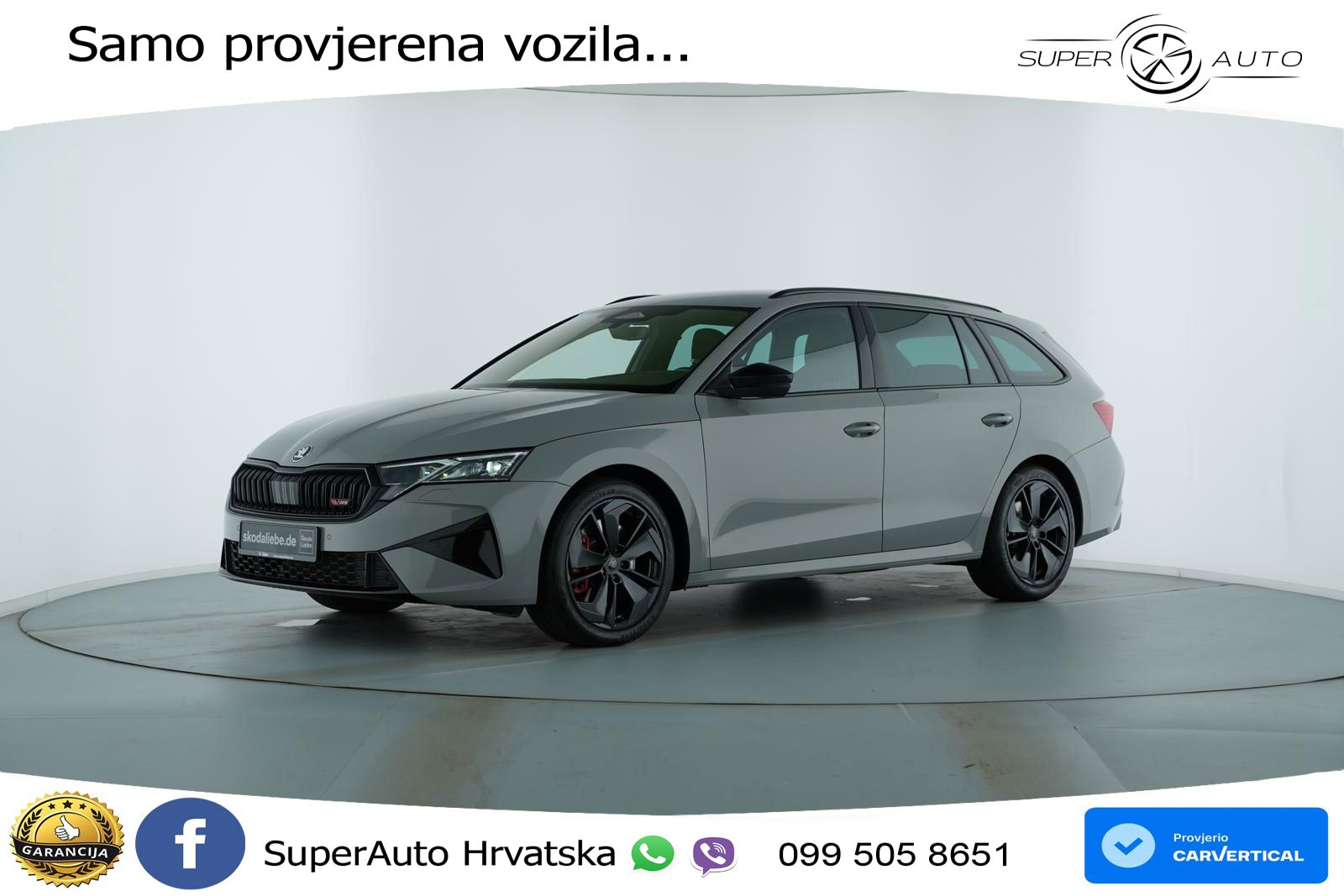 Škoda Octavia Combi RS 2.0 TSI (265 KS) DSG MATRIX+GR SJED+KAM