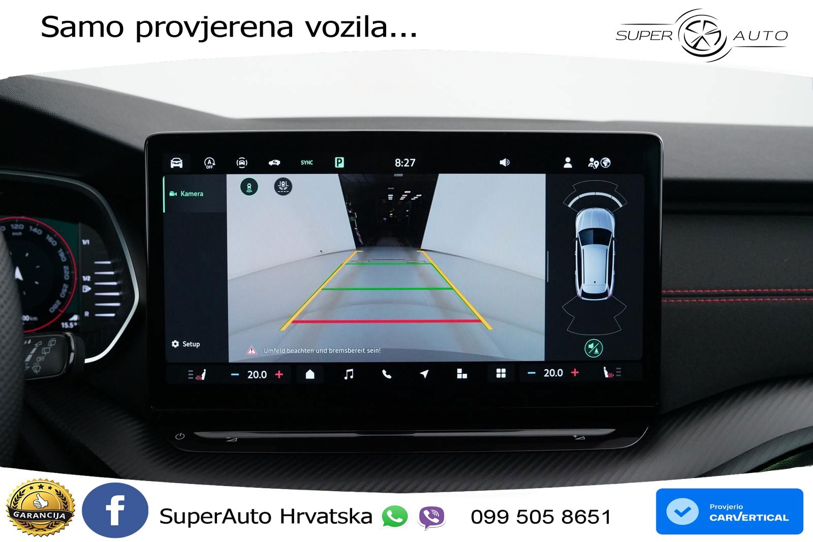 Škoda Octavia Combi RS 2.0 TSI (265 KS) DSG MATRIX+GR SJED+KAM