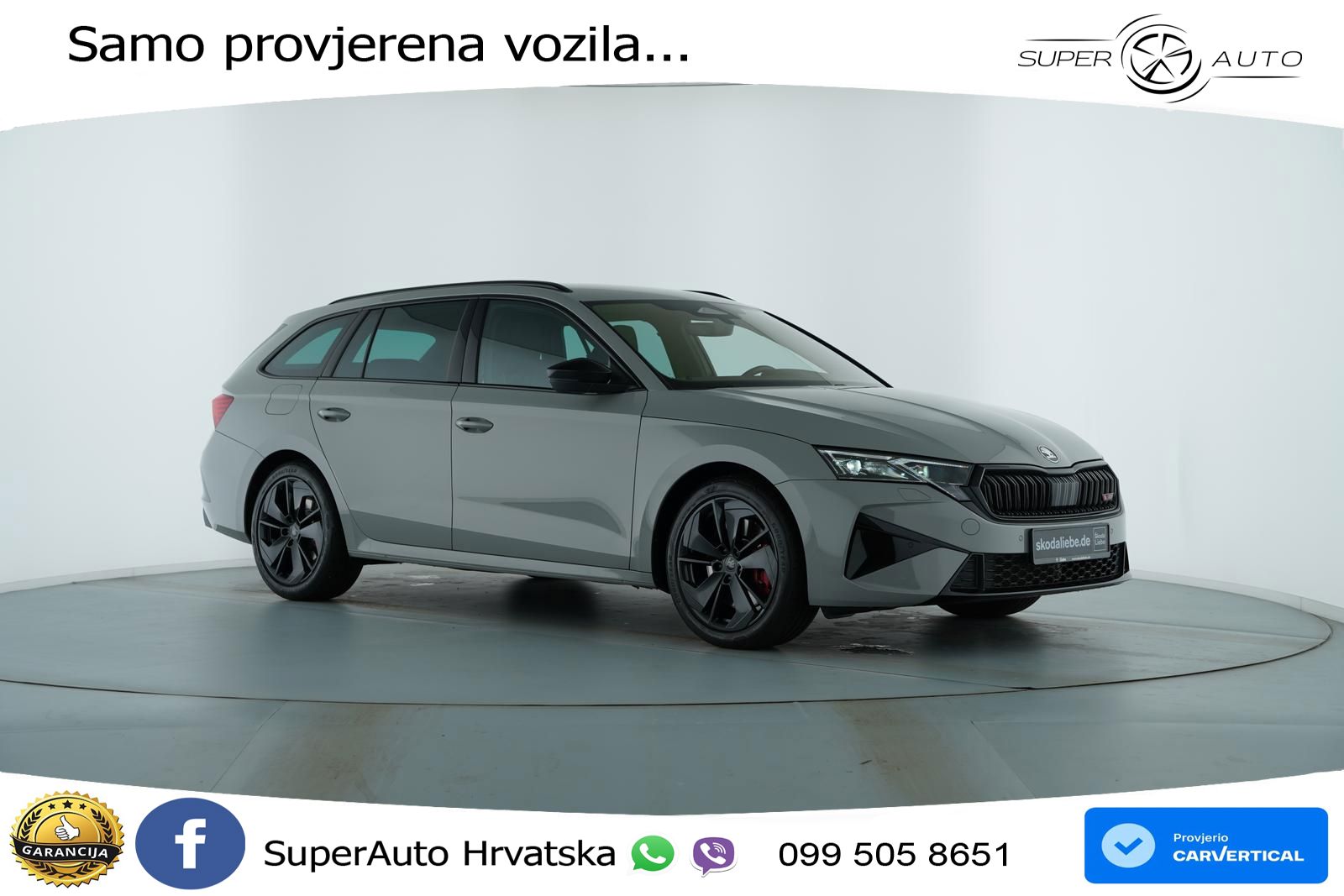 Škoda Octavia Combi RS 2.0 TSI (265 KS) DSG MATRIX+GR SJED+KAM