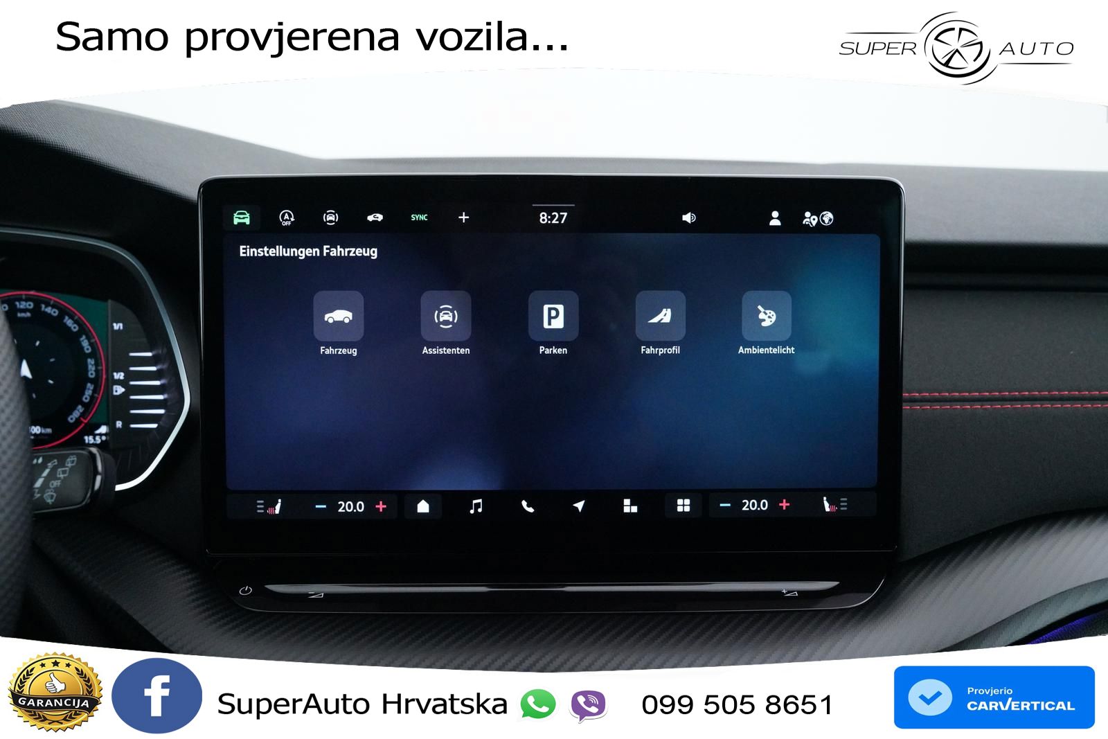 Škoda Octavia Combi RS 2.0 TSI (265 KS) DSG MATRIX+GR SJED+KAM