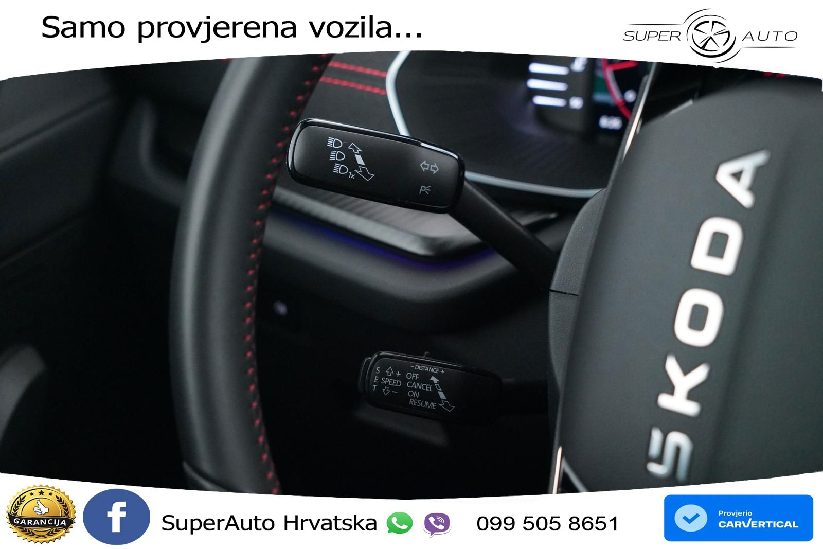 Škoda Octavia Combi RS 2.0 TSI (265 KS) DSG MATRIX+GR SJED+KAM