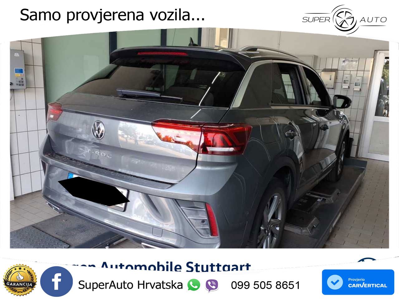 Volkswagen T-Roc 1.5 TSI (150 KS) DSG R-Line LED+GR SJED+ACC