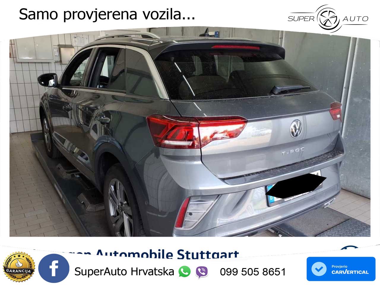 Volkswagen T-Roc 1.5 TSI (150 KS) DSG R-Line LED+GR SJED+ACC