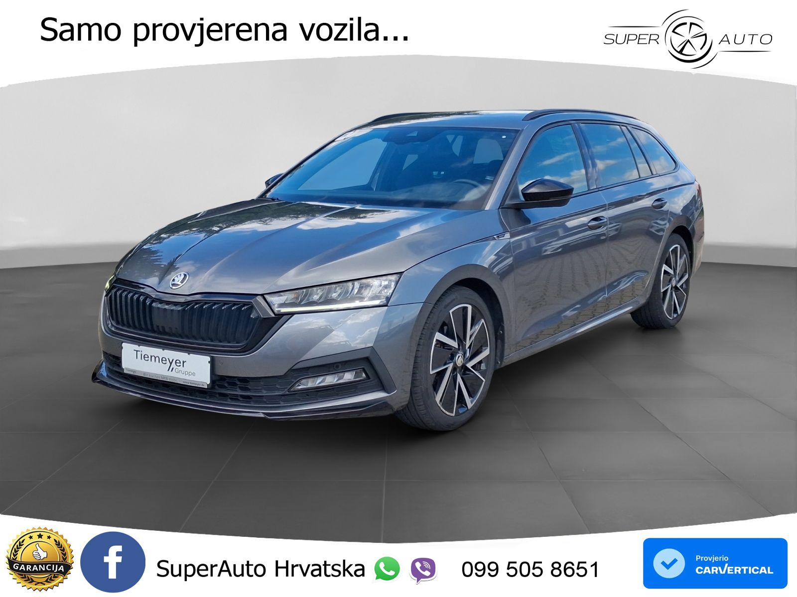 Škoda Octavia Combi 2.0 TDI (150 KS) DSG SportLine LED+GR SJED+ACC