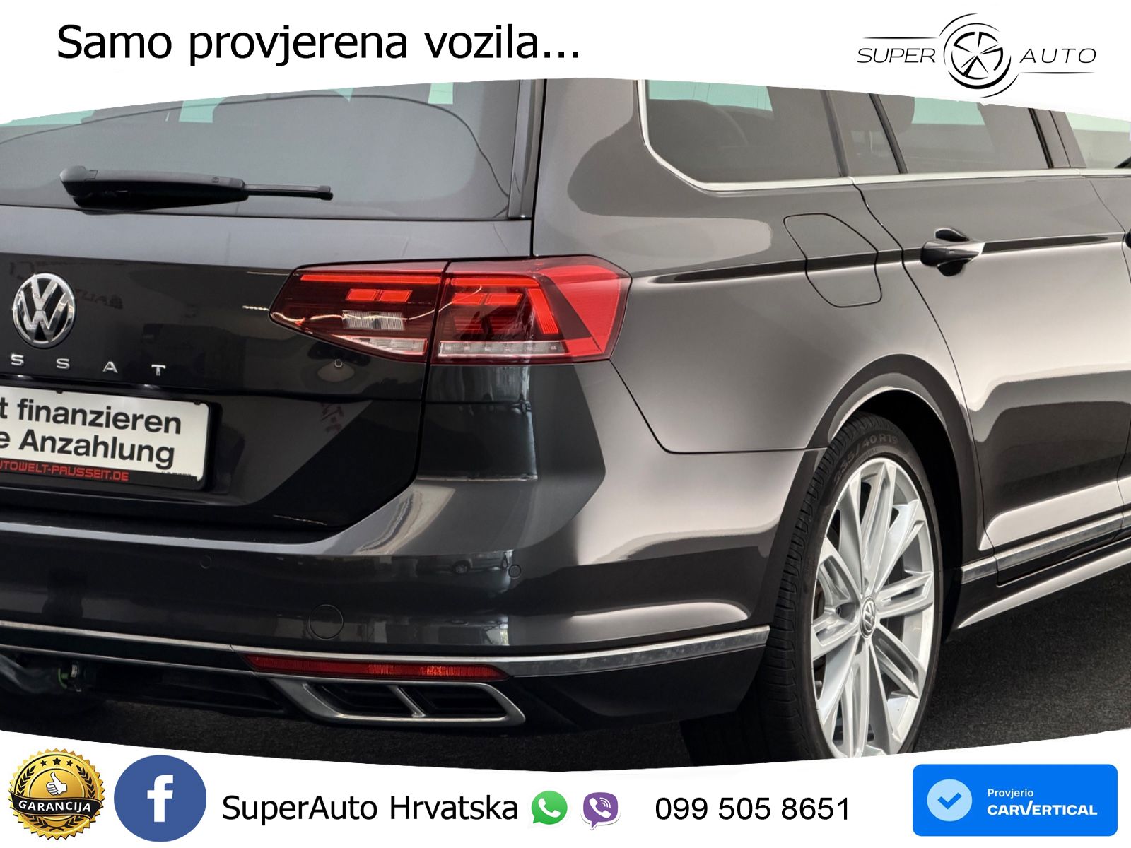 Volkswagen Passat Variant 2.0 TDI (190 KS) DSG R-Line LED+GR SJED+ACC