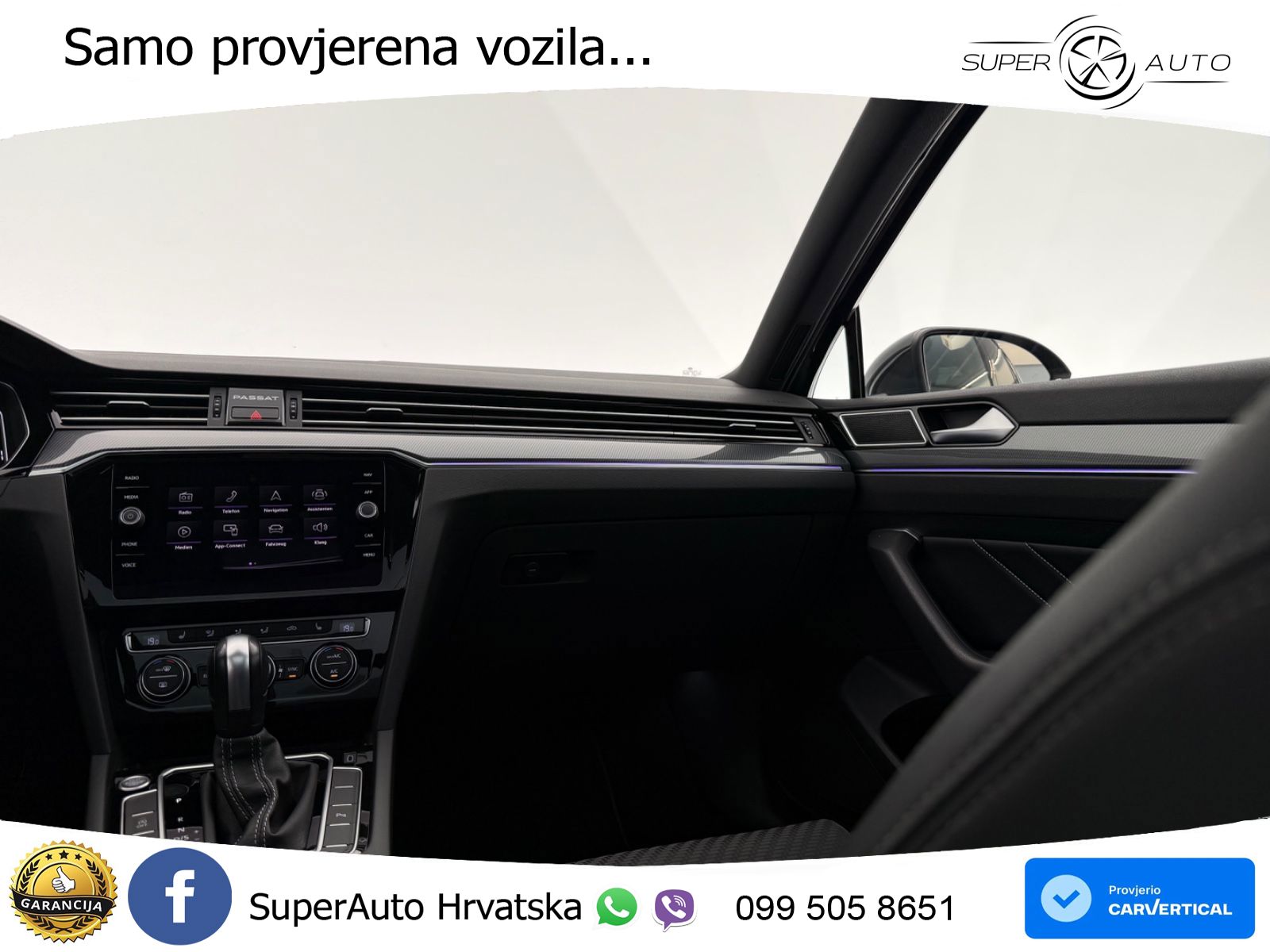 Volkswagen Passat Variant 2.0 TDI (190 KS) DSG R-Line LED+GR SJED+ACC