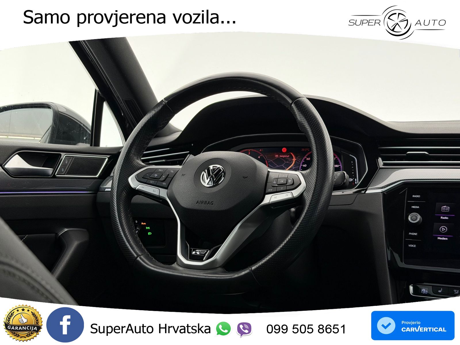 Volkswagen Passat Variant 2.0 TDI (190 KS) DSG R-Line LED+GR SJED+ACC
