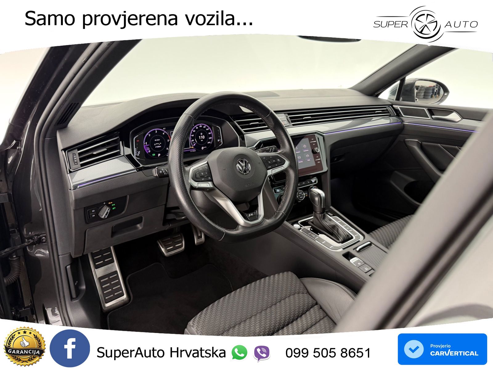 Volkswagen Passat Variant 2.0 TDI (190 KS) DSG R-Line LED+GR SJED+ACC