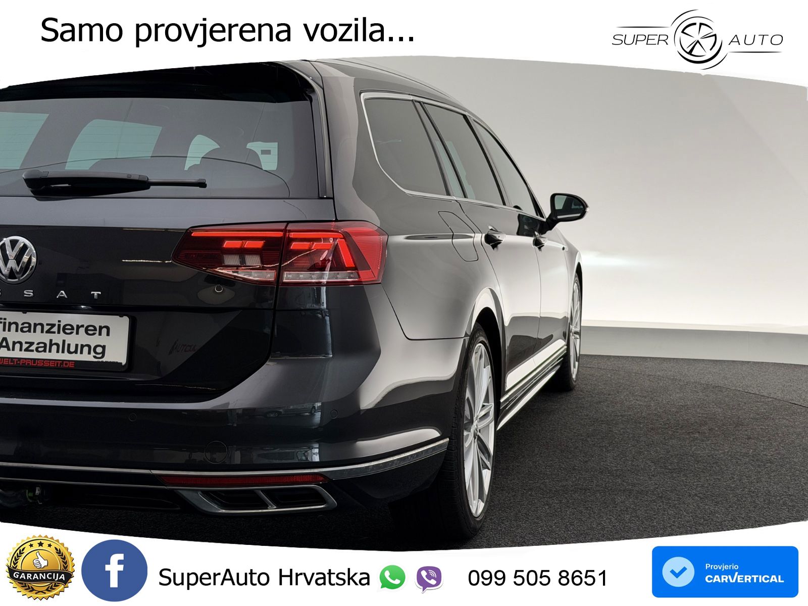 Volkswagen Passat Variant 2.0 TDI (190 KS) DSG R-Line LED+GR SJED+ACC