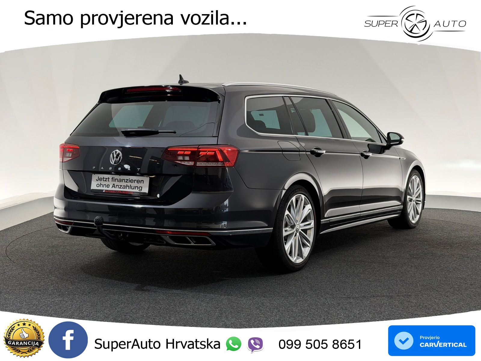 Volkswagen Passat Variant 2.0 TDI (190 KS) DSG R-Line LED+GR SJED+ACC