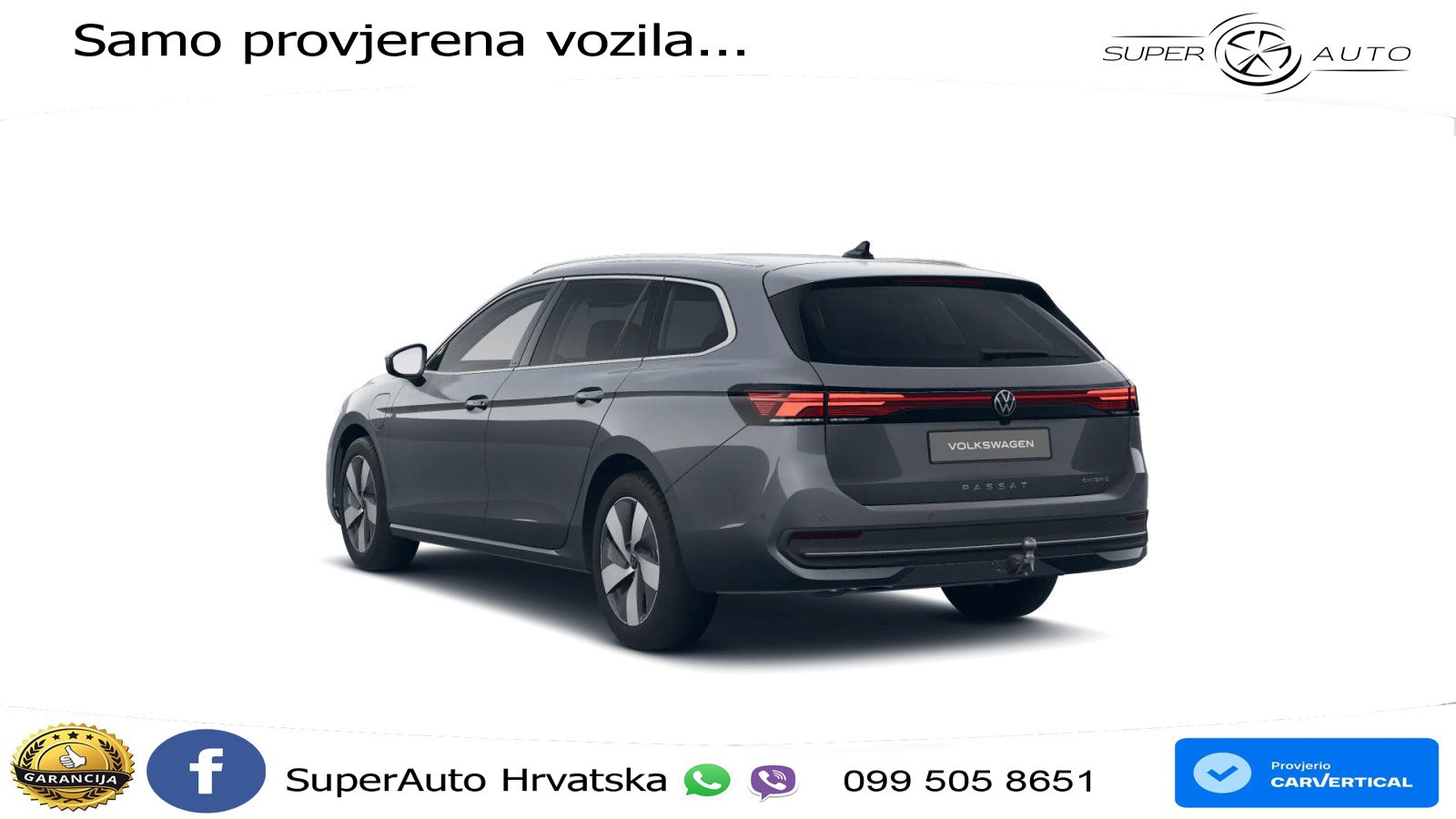 Volkswagen Passat Variant 1.5 TSI (204 KS) eHybrid DSG Business LED+GR SJED+ACC