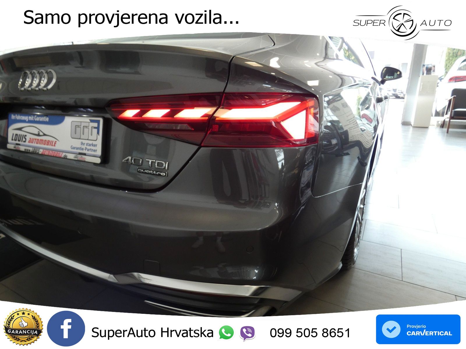 Audi A5 Sportback 40 TDI (204 KS) quattro S tronic S line