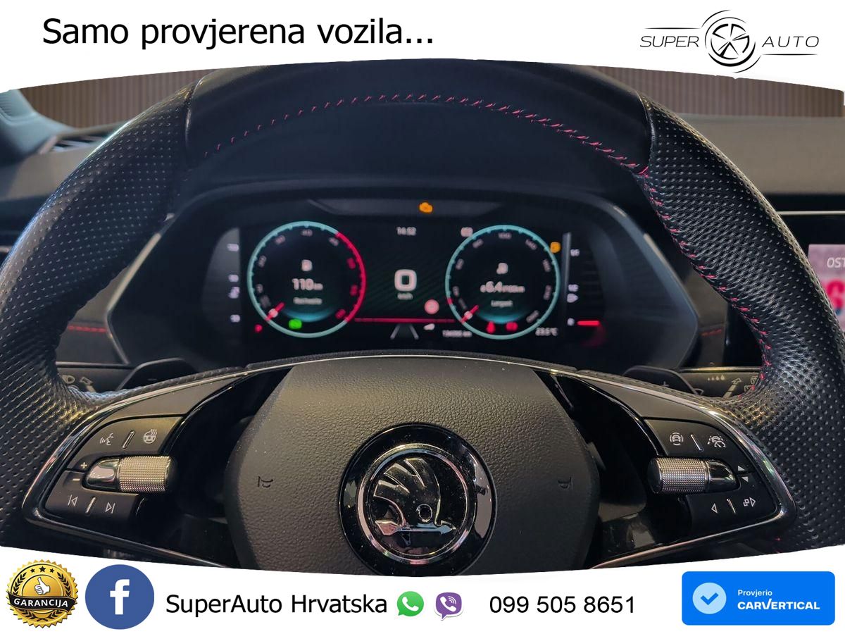 Škoda Octavia Combi RS 2.0 TDI (200 KS) DSG LED+GR SJED+ACC