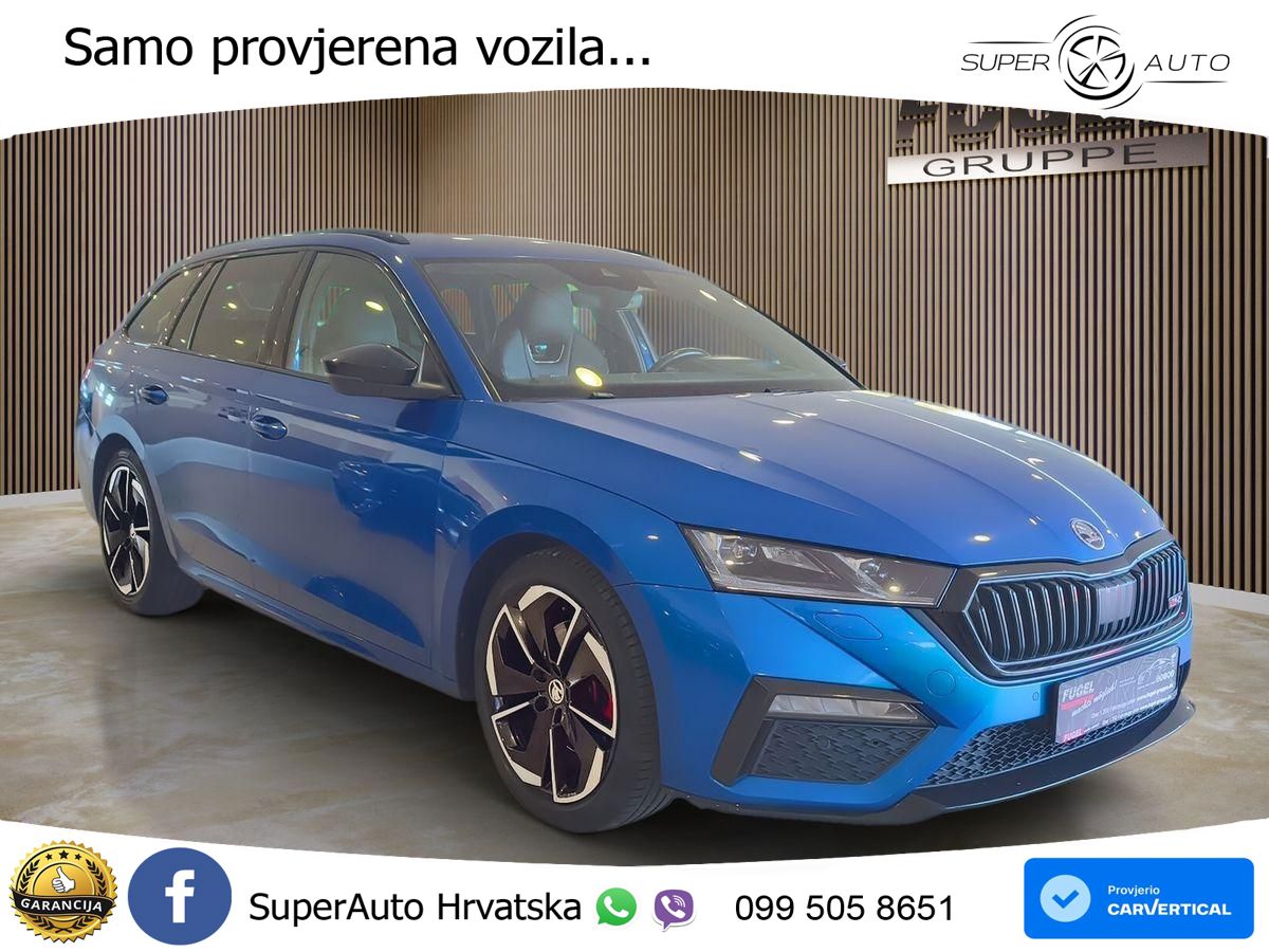 Škoda Octavia Combi RS 2.0 TDI (200 KS) DSG LED+GR SJED+ACC