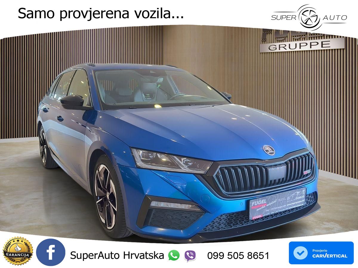 Škoda Octavia Combi RS 2.0 TDI (200 KS) DSG LED+GR SJED+ACC