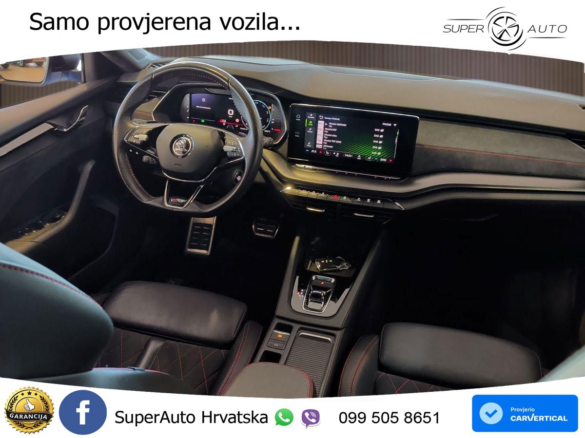 Škoda Octavia Combi RS 2.0 TDI (200 KS) DSG LED+GR SJED+ACC