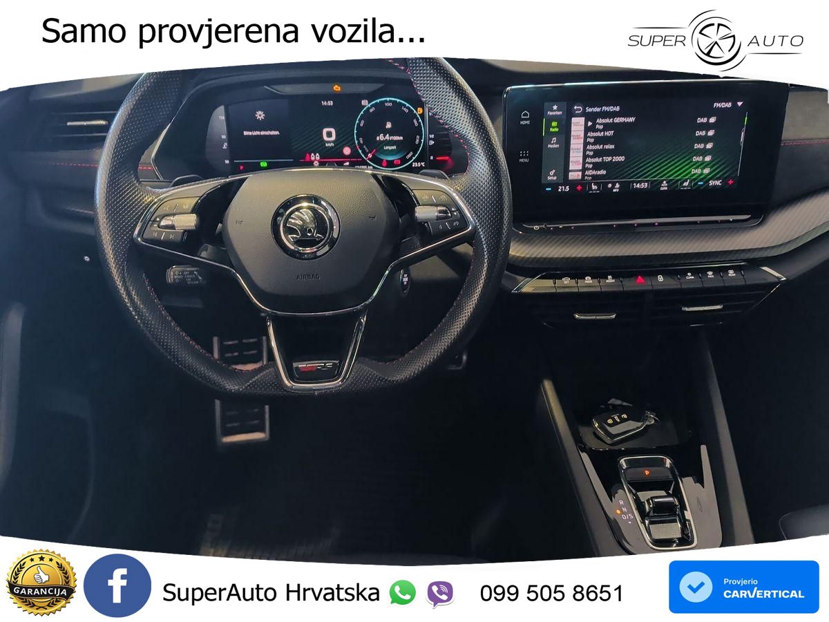 Škoda Octavia Combi RS 2.0 TDI (200 KS) DSG LED+GR SJED+ACC