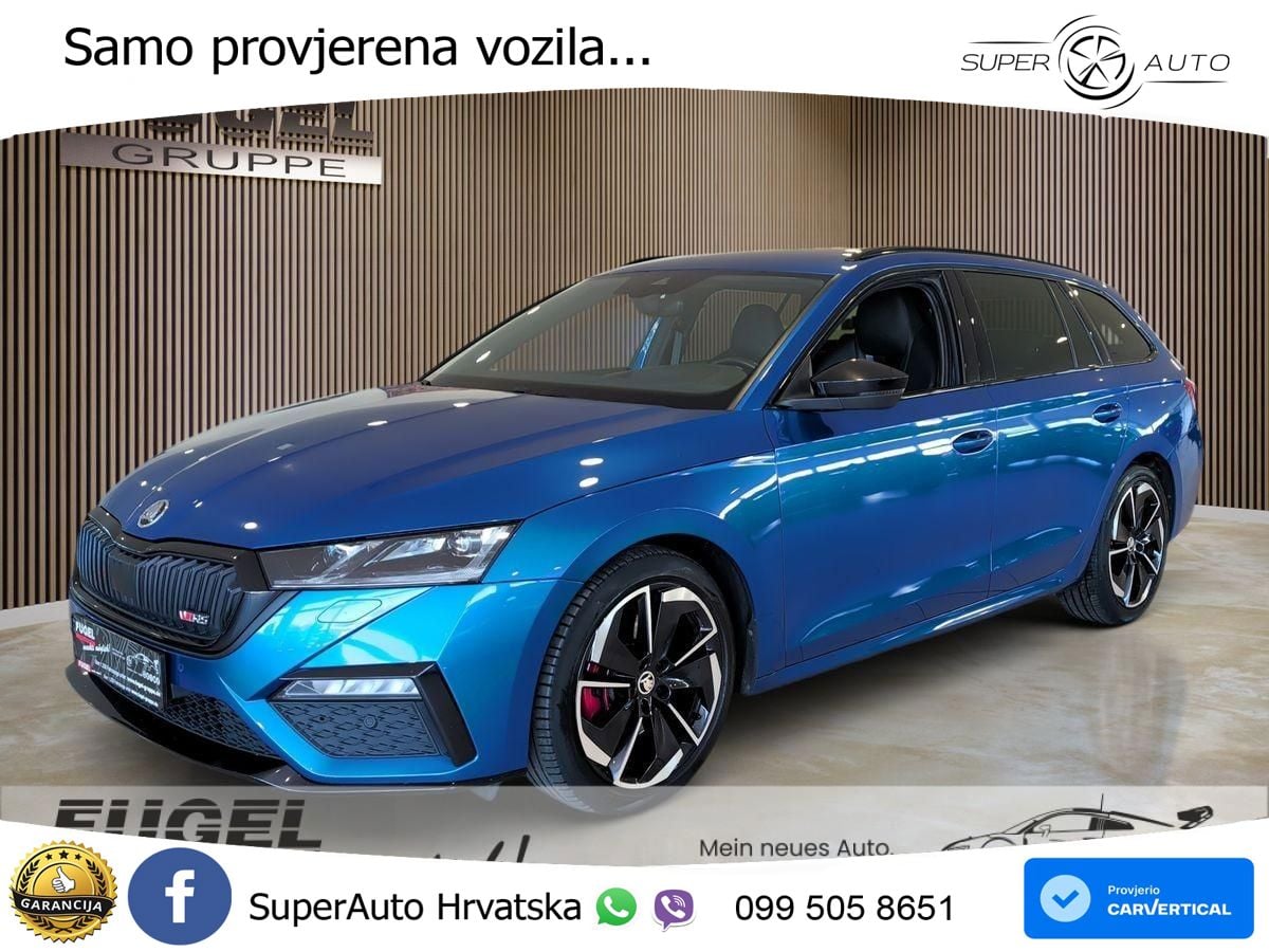 Škoda Octavia Combi RS 2.0 TDI (200 KS) DSG LED+GR SJED+ACC