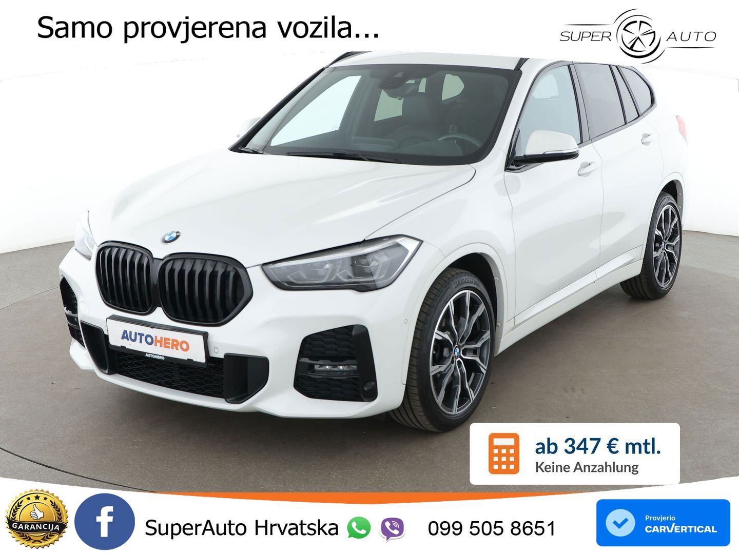 BMW X1 20d (190 KS) xDrive Steptronic M Sport LED+GR SJED+ACC
