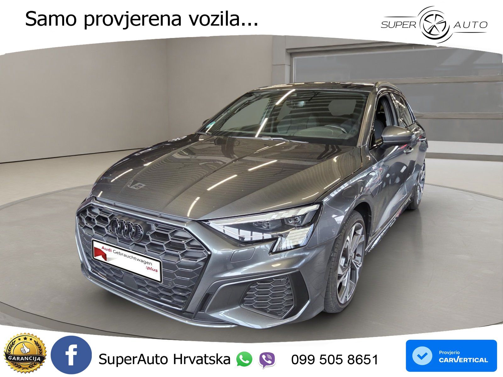 Audi A3 45 TFSIe (245 KS) S tronic S line MATRIX+GR SJED+KAM
